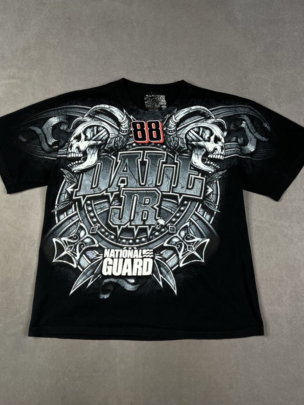 Dale Earnhardt Jr. Dale Jr. National Guard 88 graphic tee. Graphic Tee Black